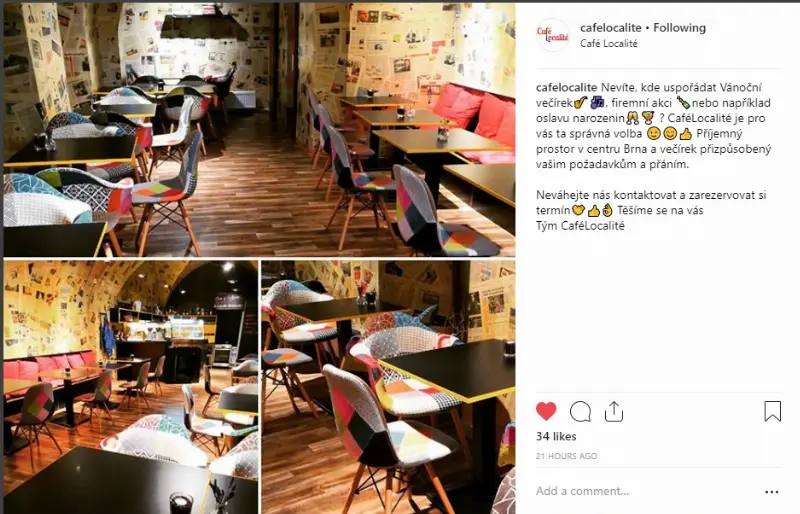 Ukázka z instagramu
