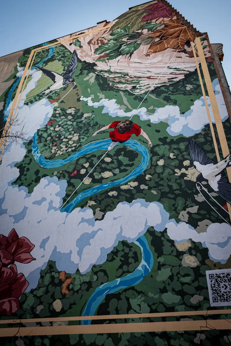 Street art který čistí vzdruch