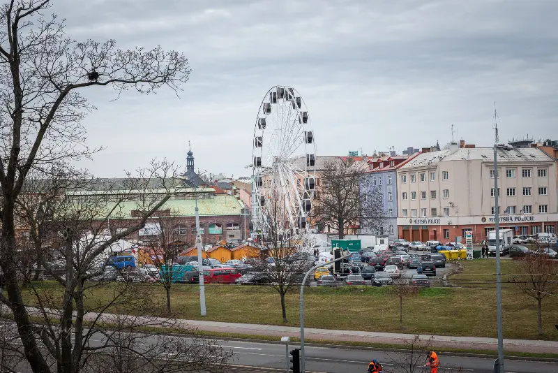 Ruské kolo u Olomoucké Flóry